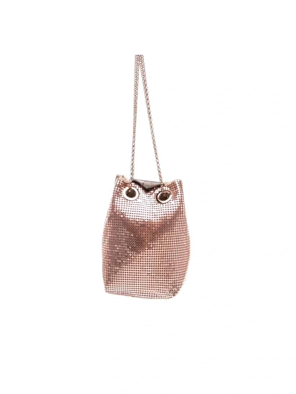 Kate Spade Evening Belle Night Owl Rose Gold Metallic Shoulder Bag